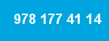 978 177 41 14